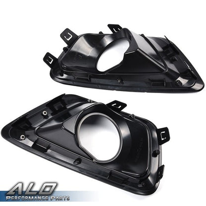 Solid Spare Fit For 2015-2020 Chevy Colorado Clear Lens Fog Light W/Chrome Trim Bezel+Switch