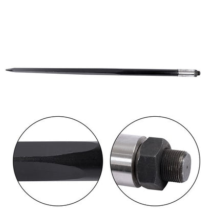 Solid Spare 49" 1PCS Square Hay Spike Bale Spear Wide Tine Spike Skid Conus For Tractor