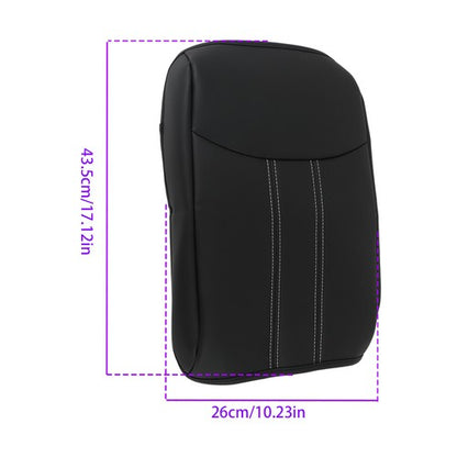 Solid Spare Compatible For Honda Pilot 2023-24 Black Leather Center Console Armrest Gloves