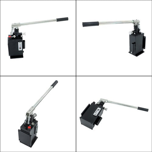 Solid Spare 1.5 Cid 3 Qts Hydraulic Piston Hand Pump Single-Acting With Release Knob