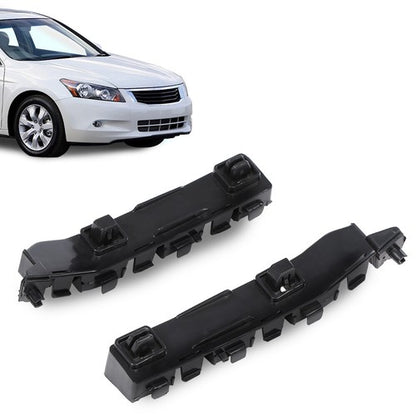 Solid Spare Fits 2008-2012 Honda Accord Sedan Front Bumper Bracket Beam Mount Support 2pcs