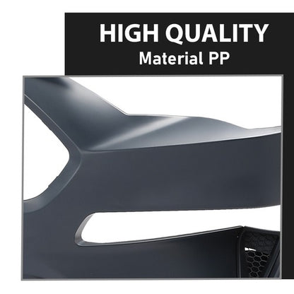 Solid Spare Front Bumper Cover Fascia Fit For 2018-2021 Ford Mustang With Tow Hook Hole