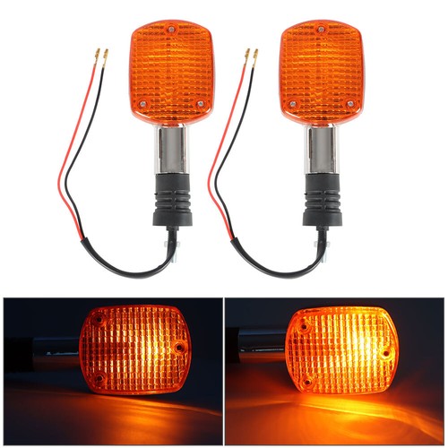 Solid Spare NEW Rear Pair Turn Signal Indicators For Honda V45 VF750C VF700C With Stem