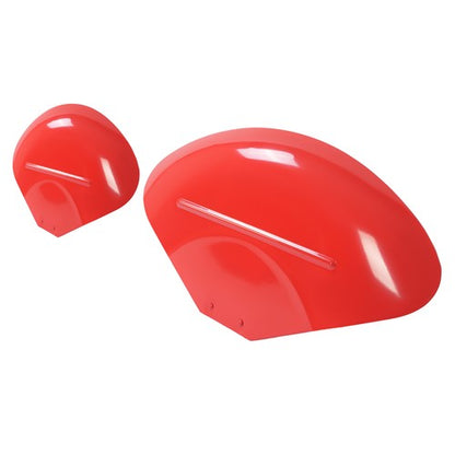 Solid Spare Red Steel 2 Fenders With Brackets Fits Massey Ferguson TO20 TO30 TO35 20C 30B
