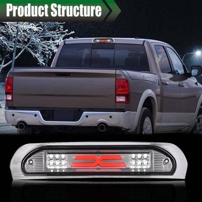 Solid Spare Fit For 02-09 Dodge Ram Truck Clear Lens Third 3rd Tail Brake Light Cargo Lamp