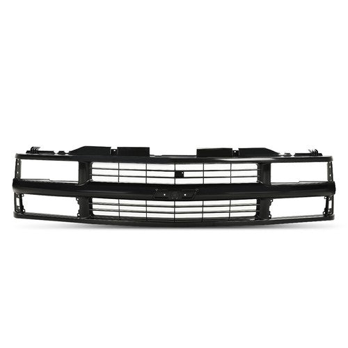 Solid Spare Front Grille Fit For 1994-1998 Chevy C/K 1500 2500 3500 Composite Pickup Truck