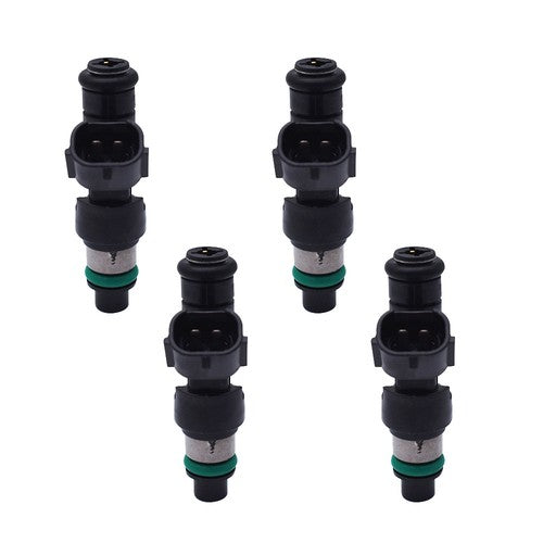 Solid Spare 4PC Fuel Injector 16600-EN200 FBY2850 For Nissan Versa 2007 2008 2009-2012