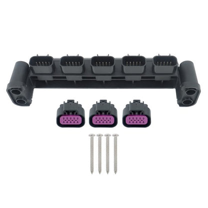 Solid Spare New Junction Box Kit 5 Way Replaces For Mercury Marine Mercruiser 98-8M0165557