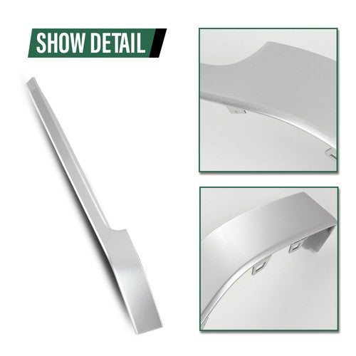 Solid Spare Fit For 2013-2022 Land Rover Range Rover Rear Bumper Side Cladding Trim Silver