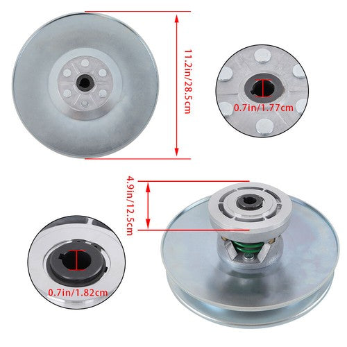 Solid Spare Secondary Driven Clutch AMT600/622/626 AET10637 for John Deere 4x2 Gator 5 Whee
