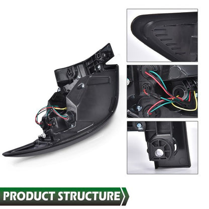 Solid Spare Tail Light Fit For 2013-2017 Chevrolet Traverse Passenger Side Outer With Bulb