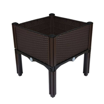 Solid Spare Raised Garden Bed Outdoor Elevated Planter Box Flowers Plants Vegetables