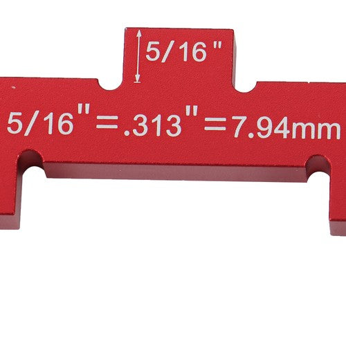 Solid Spare 14PCS For Router Table Precision Aluminum Blocks Height Gauge Set
