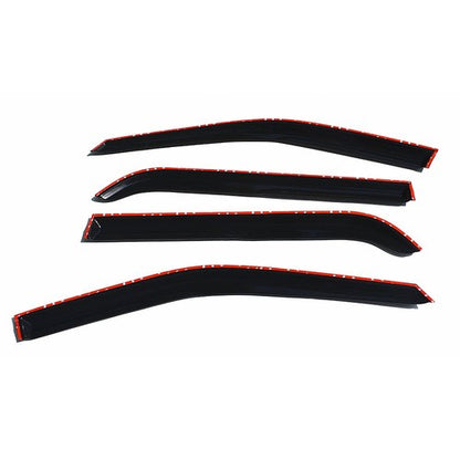 Solid Spare For Ford Explorer 2011-2019 Window Shade Visor Guards Sun Rain Shade Smoke Black