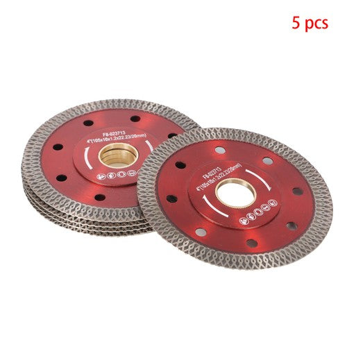 Solid Spare 4" Dry Wet Super Thin Diamond Porcelain Saw Blades Ceramic Cutting Disc Wheels
