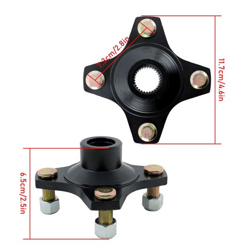 Solid Spare 103995001 Rear Wheel Hub Assembly 2015-2019 For Club Car Precedent Golf Cart NEW