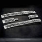 Solid Spare For GMC Sierra 1500 2014-2015 GI123 Chrome Grille Insert Mesh Grill Overlay Trim