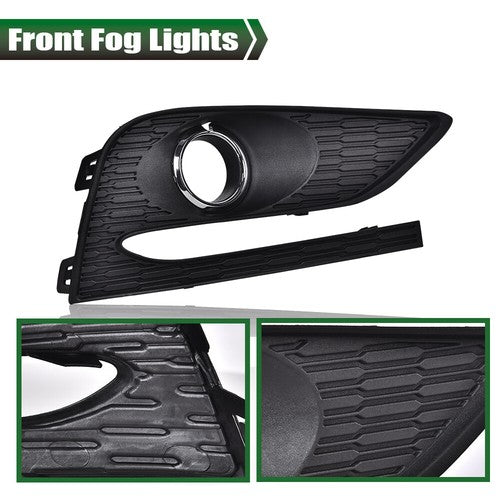 Solid Spare Fit For 16-18 Chevy Cruze Bumper Projector Fog Lights Driving Lamps W/ Switch