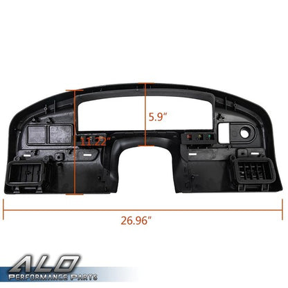 Solid Spare Instrument Dash Cluster Bezel Fit For 1994-1997 Ford F150 F250 F350 94-96 Bronco