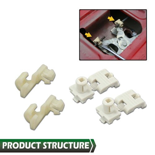 Solid Spare Fit For 02-09 Dodge Ram 1500 2500 3500 Tailgate Handle Rod Latch Retainer Clips