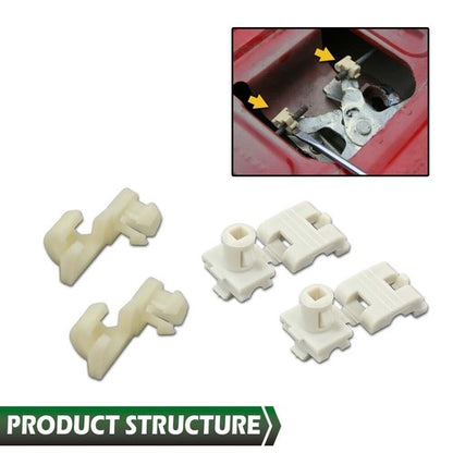 Solid Spare Fit For 02-09 Dodge Ram 1500 2500 3500 Tailgate Handle Rod Latch Retainer Clips