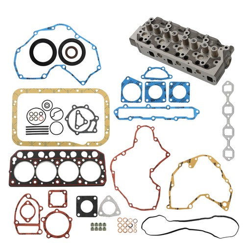 Solid Spare New Complete Cylinder Head Assy & Full Gasket Kit For Mitsubishi S4L S4L2 Engine