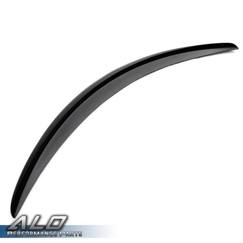 Solid Spare Rear Trunk Spoiler Wing Carbon Look Fit For 2015-2020 Benz W205 C-Class C63 AMG