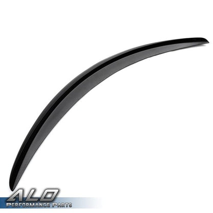 Solid Spare Rear Trunk Spoiler Wing Carbon Look Fit For 2015-2020 Benz W205 C-Class C63 AMG