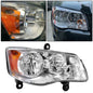 Solid Spare Passenger Side For 08-16 Chrysler Town & Country 11-20 Grand Caravan Headlight