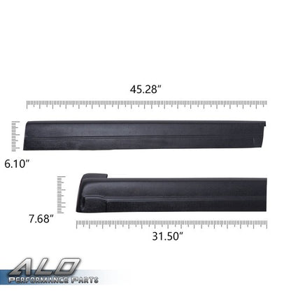 Solid Spare Rocker Panels Covers Fit For 99-06 Chevy Silverado/GMC Sierra Extended Cab 14068