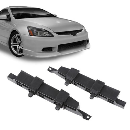 Solid Spare Fit For 2003-2007 Honda Accord Front Bumper Retainer Bracket Left+Right Side