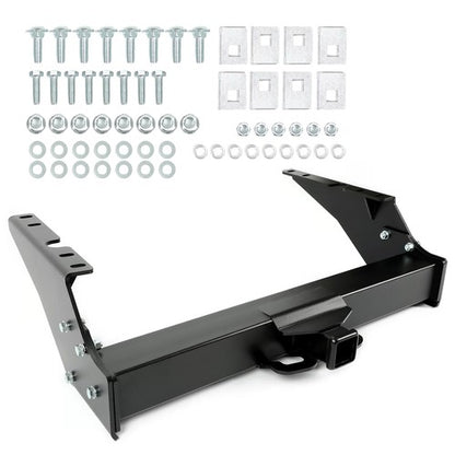 Solid Spare Class 5 Rear Trailer Hitch For Ford 1999-16 F-250 F-350 F-450 Super Duty Class V