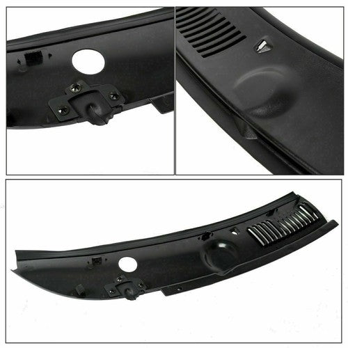 Solid Spare Windshield Wiper Improved Cowl Panel Vent Grille Hood For 1999-2004 Ford Mustang