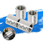 Solid Spare 4 Steel tube clamps weldable bolt on 1.75" 1 3/4" roll cage mounts