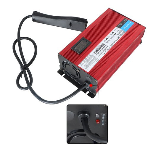 Solid Spare For EZGO RXV & TXT 48 Volt 12Amp Charger "Triangle" 3 Pin Style Plug Golf Cart