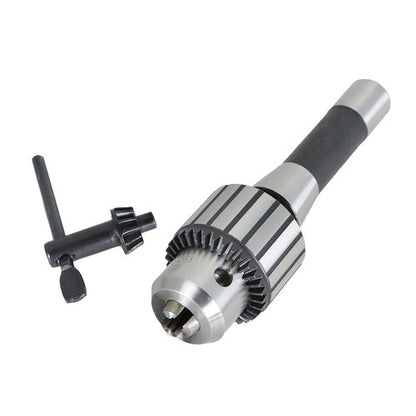 Solid Spare 1/8"- 5/8" Heavy Duty Keyed Drill Chuck with R8 Shank & Key in Prime Quality