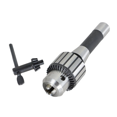 Solid Spare 1/8"- 5/8" Heavy Duty Keyed Drill Chuck with R8 Shank & Key in Prime Quality