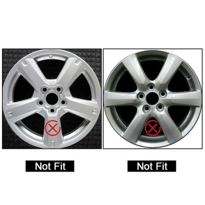 Solid Spare 4 17" Black Wheel Skins Hub Caps Full Rim Skin Covers For Toyota RAV4 2006-2012