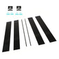 Solid Spare Fit For 05-10 Honda Odyssey Door Window Panel Trim Pillar Posts Cover Black