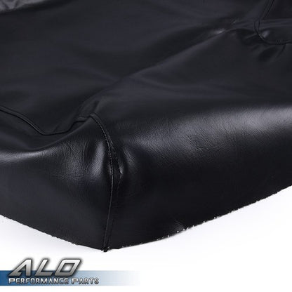 Solid Spare Fit For 2002-up Yamaha Grizzly 660 Seat Cover Synthetic Leather Black Cover