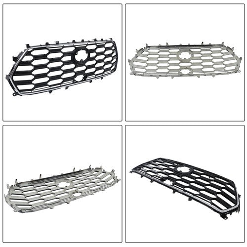 Solid Spare New Front Bumper Upper Grille For Toyota Sequoia 2023-2024 Black 53114-0C500