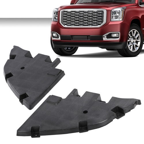 Solid Spare Front Bumper Trim Filler Panel Left+Right Fit For 2015-2020 GMC Yukon/Yukon XL