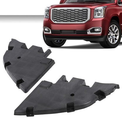 Solid Spare Front Bumper Trim Filler Panel Left+Right Fit For 2015-2020 GMC Yukon/Yukon XL