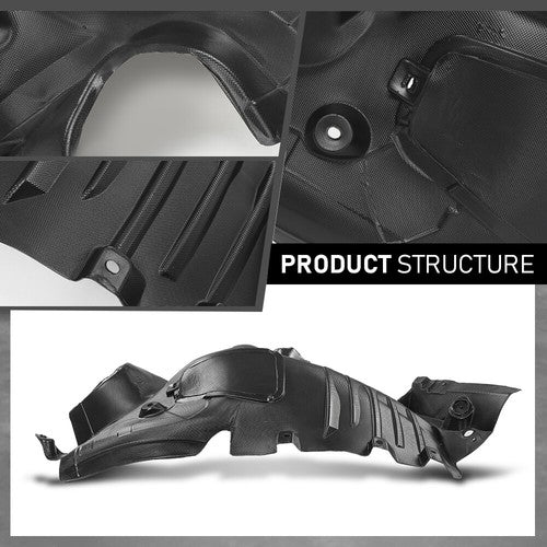 Solid Spare Front Right Side Fender Liner Fit For 2014-2017 Mercedes-Benz E350 E400 E550