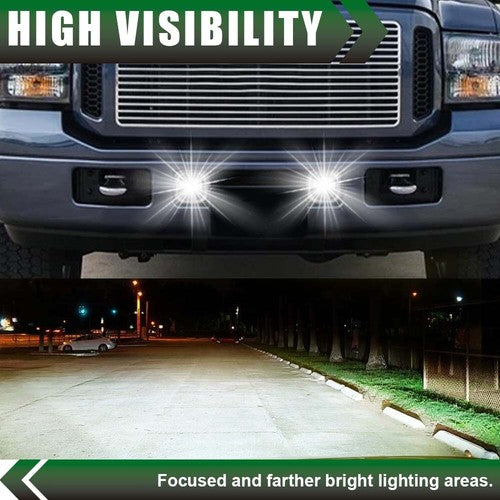 Solid Spare Fit For 05-07 Ford F-250 F-350 F-450/05 Excursion Smoke Fog Lights Assembly
