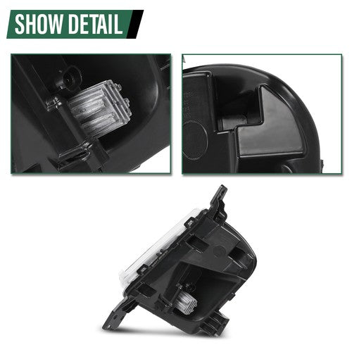 Solid Spare LED DRL Front Fog Light Driving Lamp Right Side Fit For 2019-2024 Ford Edge