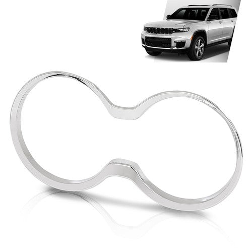 Solid Spare Inner Gear Shift Cup Holder Cover Trim Bezel For 2011-2021 Jeep Grand Cherokee