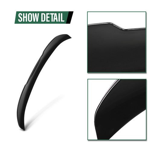 Solid Spare Rear Trunk Spoiler Wing Black Fit For 2006-2011 BMW E90 3-Series M3 PSM Style