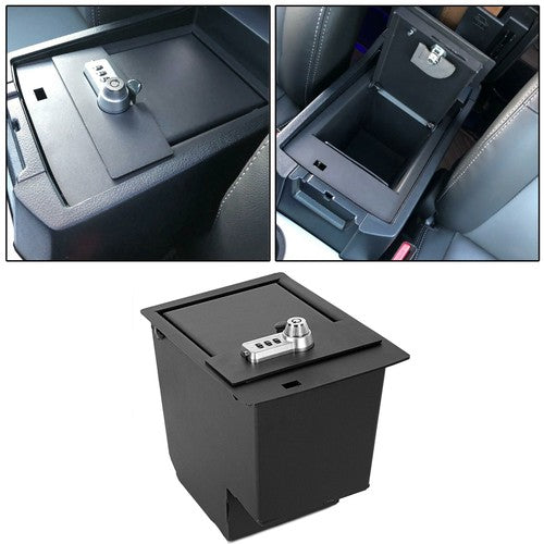 Solid Spare For Toyota 4Runner 2014-2024 Center Console Safe Gun Storage w/3 Digit Combo