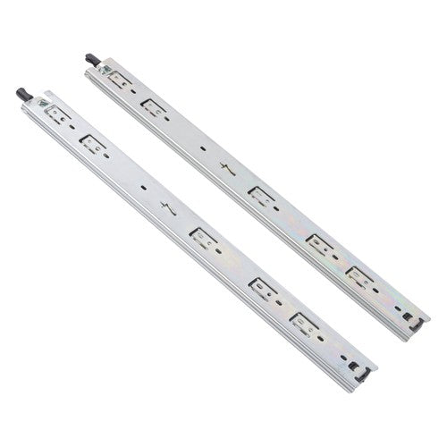 Solid Spare 1 Pair 22 Inch Locking Drawer Slides Full Extension & Lock 150 lb Load Capacity